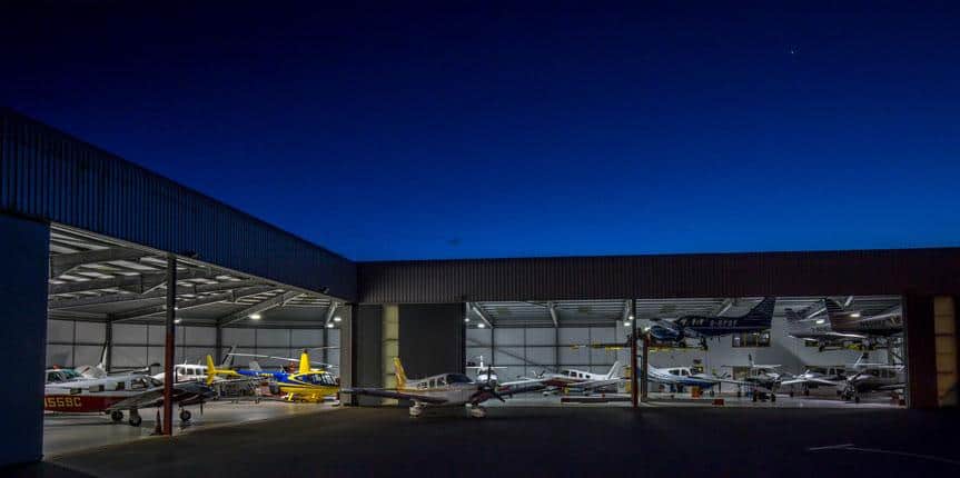 Image of FLY ASG hangar.